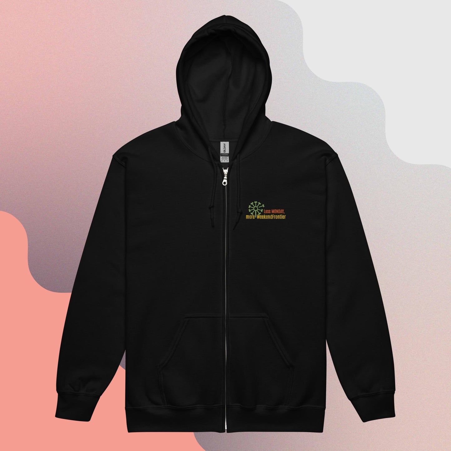 A Less Monday, More WeekendFrontier Unisex heavy blend zip hoodie